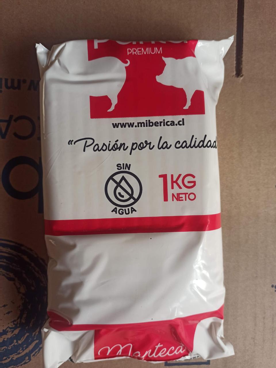 Manteca Ibérica pura 0% agua